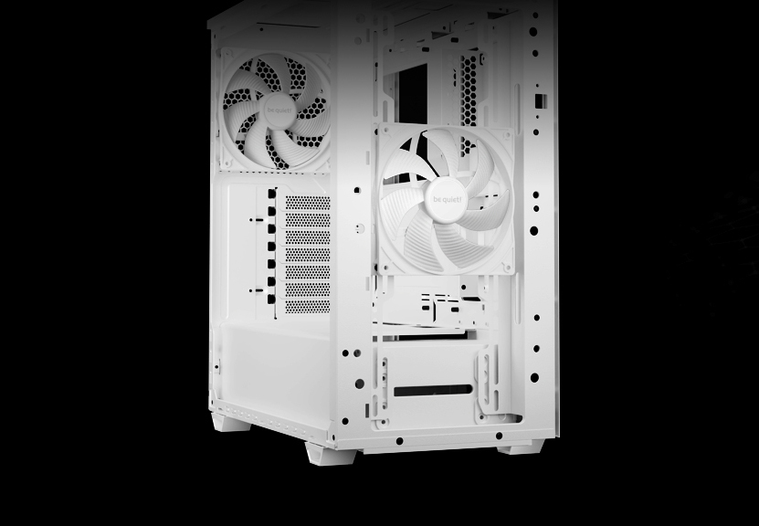 be quiet! BG075 PURE BASE 501 Airflow White ABS / Steel ATX Full
